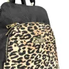 Zellia 25055 fekete-ocelot mintás női hátizsák 31 x 29 x 14,5 cm
