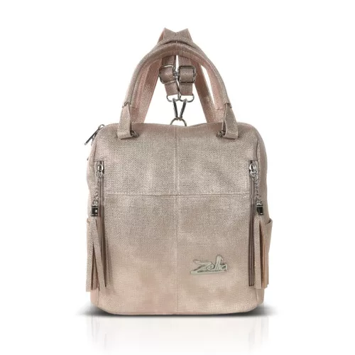 Zellia 25180 női rosegold hátizsák 27 x 25 x 14 cm