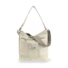 Zellia ZLB399 bézs-arany női válltáska 29 x 28 x 13 cm