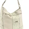 Zellia ZLB399 bézs-arany női válltáska 29 x 28 x 13 cm