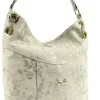 Zellia ZLB401 bézs női válltáska, oldalpántal 33 x 27 x 12 cm