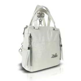   Zellia 25180 Holo-Crystal női bézs hátizsák 27 x 25 x 14 cm