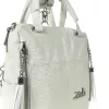 Zellia 25180 Holo-Crystal női bézs hátizsák 27 x 25 x 14 cm