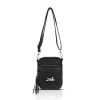 Zellia 24078 fekete női oldaltáska, crossbody 21 x 16 x 5,5 cm