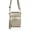 Zellia 24078 arany női oldaltáska, crossbody 21 x 16 x 5,5 cm