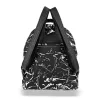 Zellia 24147 fekete, ezüst márvány mintás női válltáska 32 x 29 x 13 cm