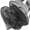 Zellia 24147 fekete, ezüst márvány mintás női válltáska 32 x 29 x 13 cm