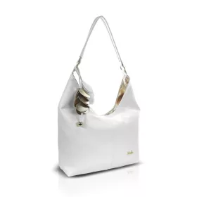 Zellia Zlb407-F fehér női válltáska 43 x 34 x 10 cm