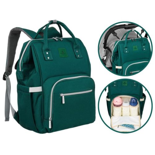 Peterson Ptn Mb1-5985  női hátizsák sötétzöld hátizsák 42 x 26 x 20 cm 