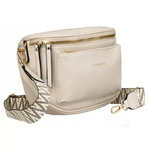 Peterson Ptn 3047-9979 világos bézs női oldaltáska, crossbody 24 x 18 x 10 cm