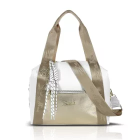 Zelia 24030 fehér-arany női válltáska 30 x 26 x 12 cm