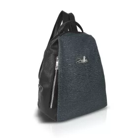   Zellia 24147 fekete-grafit hátitáska, hátizsák 32 x 29 x 13 cm