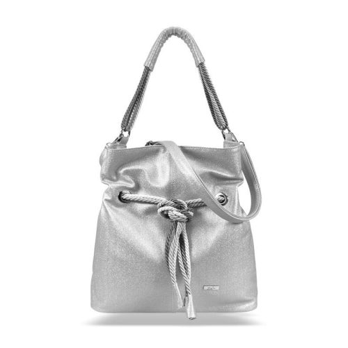 Zellia C156 női ezüst válltáska 38 x 35 x 12 cm
