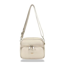 Zellia Zvn24010 bézs női oldaltáska 22 x 18 x 9 cm