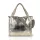 Zellia Zlb318 női fényes arany kézitáska, oldaltáska 34 x 32 x 11 cm