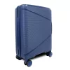 Zellia Ppb088 kék keményfalú kabinbőrönd 55 cm
