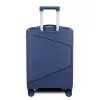 Zellia Ppb088 kék keményfalú kabinbőrönd 55 cm