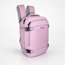   Zellia C-001 halványlila női WizzAir Ryanair kézipoggyász hátizsák 40 x 30 x 20 cm