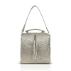 Zellia 22112 Groove arany női hátizsák, állítható vállpántokkal 30 x 27 x 12 cm