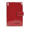 Zellia Hz-128 K892 - 2166 női piros lakk kártyatartó 11,5 x 7,5 x 2 cm