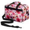 Rovicky R-Tl15608-8831 11 rózsaszín virág mintás utazótáska, kézipoggyász  40 X 25 X 20 cm