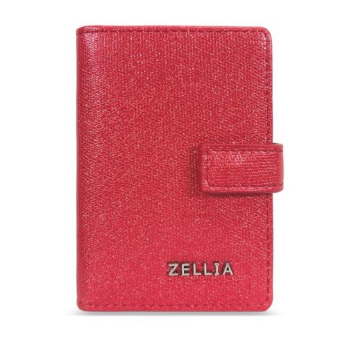 Zellia Hz-128 Y572 - 2180Df női piros kártyatartó 11,5 x 7,5 x 2 cm 