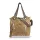 Zellia Zlb185 camel-arany márvány mintázatú női válltáska 32 X 31 X 11 Cm