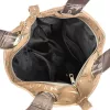 Zellia Zlb185 camel-arany márvány mintázatú női válltáska 32 X 31 X 11 Cm