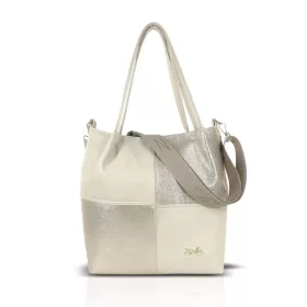  Zellia Zlb449 bézs-rosegold női válltáska 32 x 29 x 12 cm