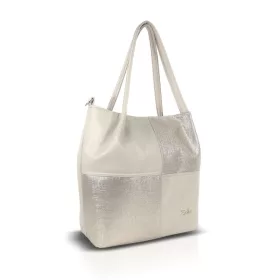   Zellia Zlb449 bézs-rosegold női válltáska 32 x 29 x 12 cm