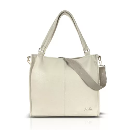 Zellia Zlb318 női bézs kézitáska, oldaltáska 34 x 32 x 11 cm