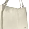 Zellia Zlb318 női bézs kézitáska, oldaltáska 34 x 32 x 11 cm