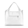 Zellia Zlb318 női fehér kézitáska, oldaltáska 34 x 32 x 11 cm