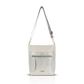   Zellia Zlb429 bézs-pezsgő női oldaltáska 28 x 25 x 8,5 cm