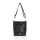 Zellia Zlb429 fekete, lakk női oldaltáska, crossbody 28 x 25 x 8,5 cm