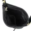 Zellia Zlb429 fekete, lakk női oldaltáska, crossbody 28 x 25 x 8,5 cm