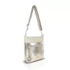 Zellia Zlb429 bézs-arany női oldaltáska, crossbody 28 x 25 x 8,5 cm