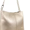 Zellia Zvn25002 arany női válltáska, oldalpántal 31 x 26 x 14 cm
