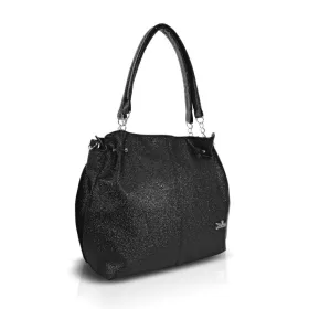   Zellia Zlb393 Fekete - Crystal fekete női válltáska 30 x 29 x 12 cm