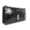 Zellia Hz-127 D266 - 4001 fekete lakk női pénztárca 17,5 x 9,5 x 4 cm