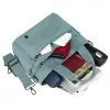 Peterson Ptn Csm-07-7703 női petrolkék színű kézitáska, crossbody 30 x 23 x 10 cm