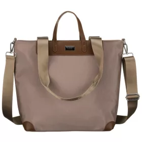   Peterson Ptn Cty-16-2232 drapp-barna női shopper, vállpánttal 40 x 32 x 14 cm