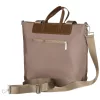 Peterson Ptn Cty-16-2232 drapp-barna női shopper, vállpánttal 40 x 32 x 14 cm
