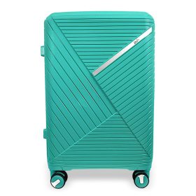   Zellia türkiz keményfalú kabinbőrönd, kézipoggyász  55 x 39 cm