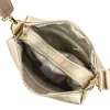 Zellia Zvn24011 kis méretű arany női oldaltáska, crossbody 22 x 18 x 9 cm