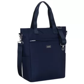   Peterson Ptn Cty-17-2294 sötétkék női válltáska, shopper 40 x 39 x 14 cm