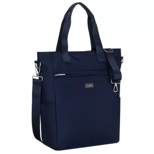 Peterson Ptn Cty-17-2294 sötétkék női válltáska, shopper 40 x 39 x 14 cm
