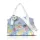 Zellia 24196 baba kék virág mintás sporttáska 40 x 30 x 19 cm