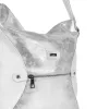 Zellia TD25001 fehér-ezüst női válltáska 35 × 29 × 12 cm