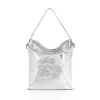 Zellia TD25001 fehér-ezüst női válltáska 35 × 29 × 12 cm